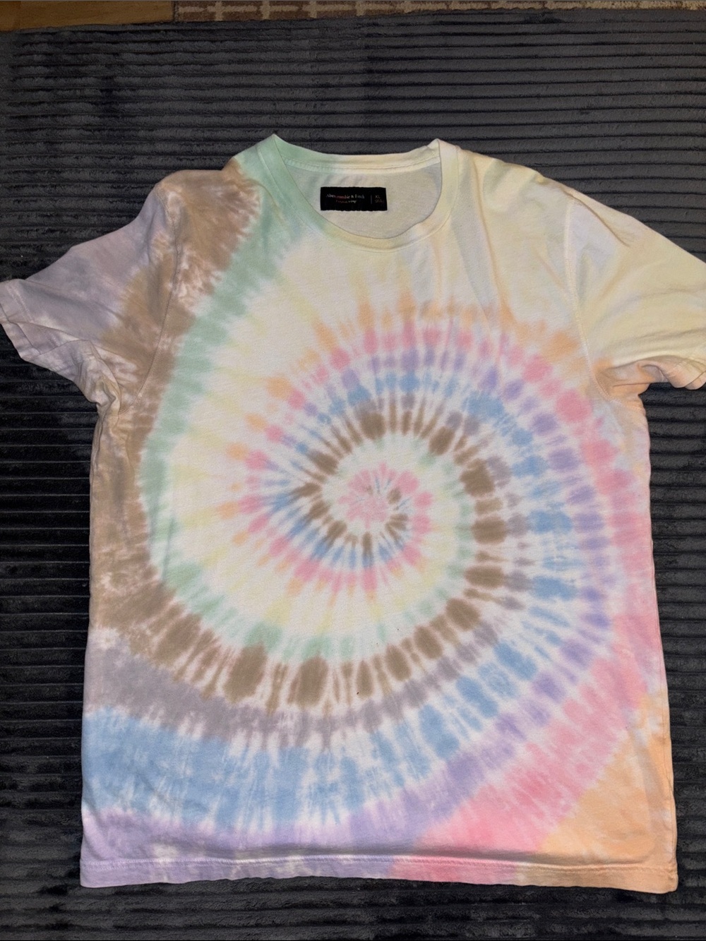 Abercrombie & Fitch Pride Tie-Dye Spiral Tee